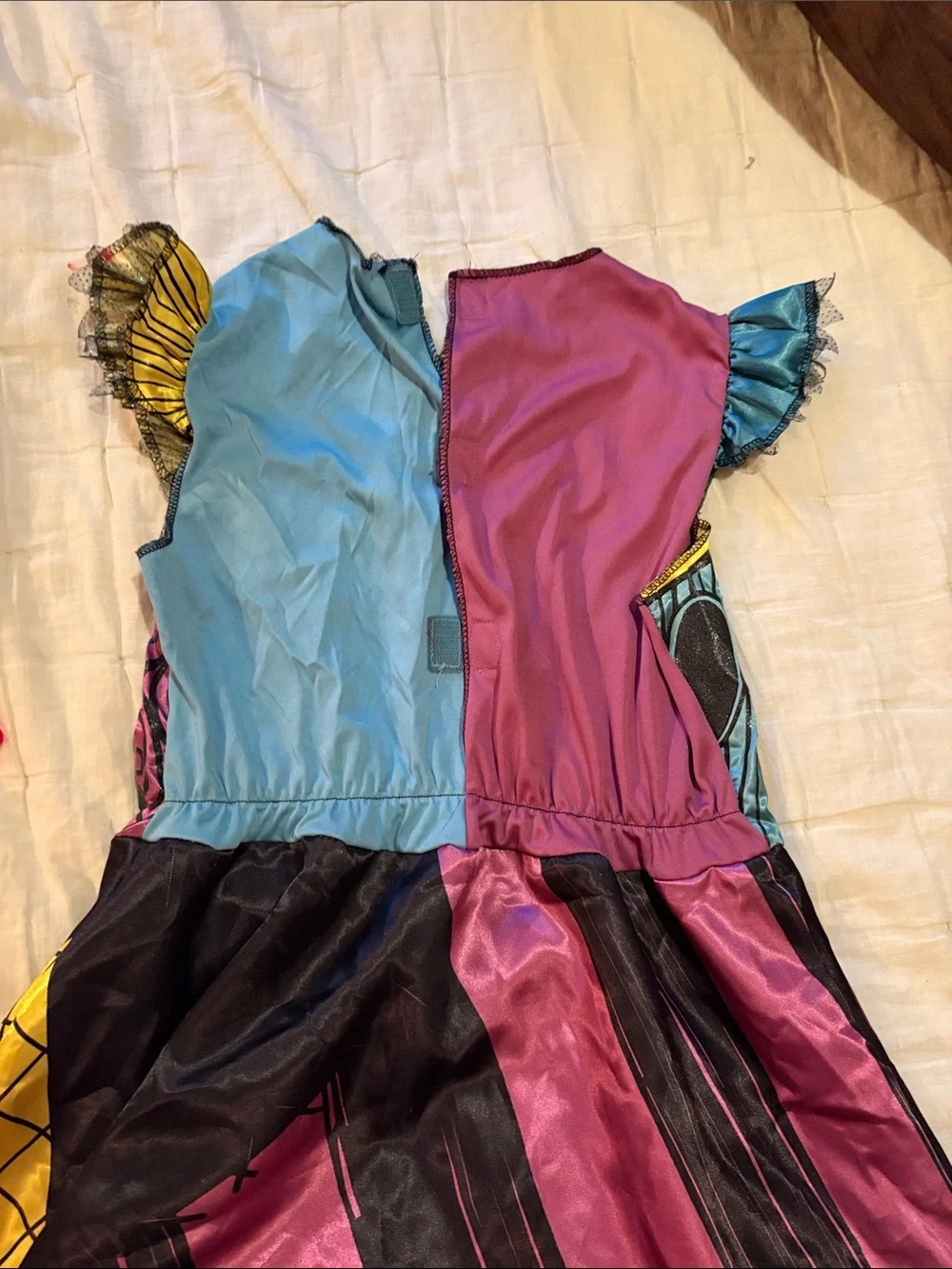 Sally Nightmare Before Halloween Costume Dress with Wig